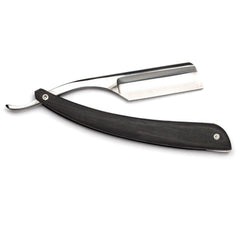 Gold Dollar W60 French Point Straight Razor 6/8", Ebony Wood Handle Straight Razor Gold Dollar 