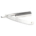 Gold Dollar W62 Round Point Straight Razor 6/8", Faux Marble Scales Straight Razor Gold Dollar 