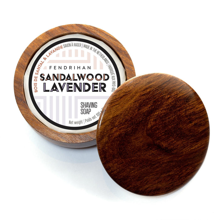 Fendrihan Shaving Soaps in Acacia Wood Bowl, 100 g Shaving Soap Fendrihan 