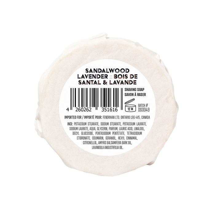 Fendrihan Sandalwood & Lavender Shaving Soap, 65 g Shaving Soap Fendrihan 