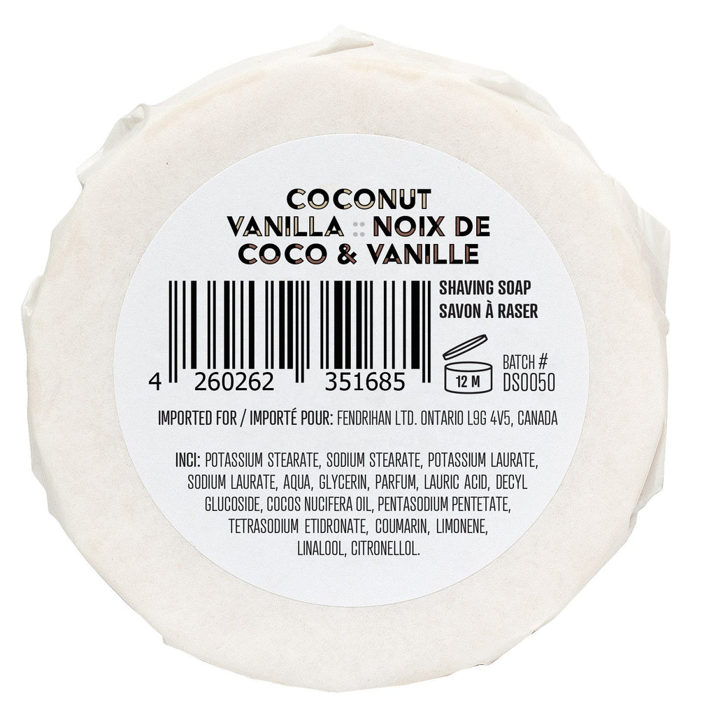 Fendrihan Coconut & Vanilla Shaving Soap, 135 g Shaving Soap Fendrihan 