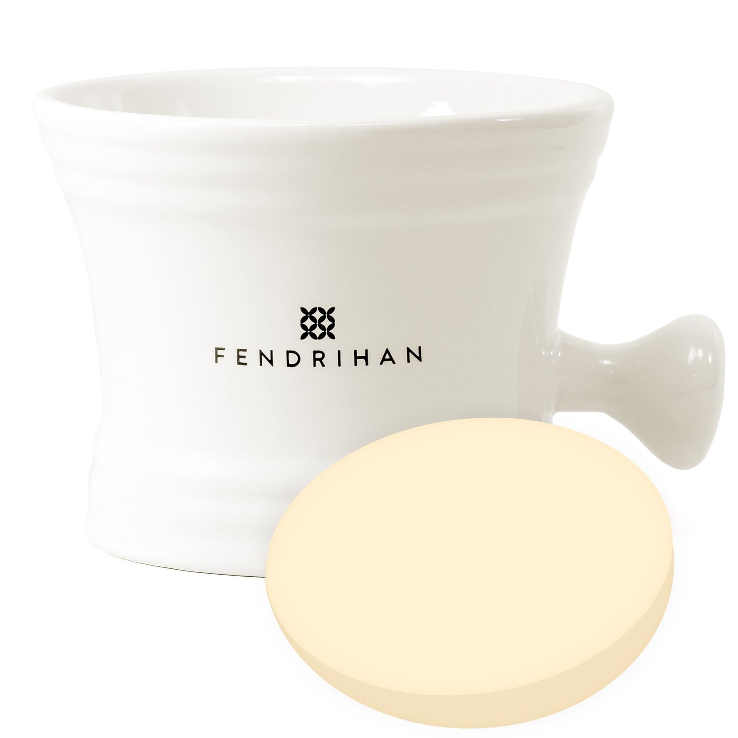 Large Apothecary Shaving Mug + Taylor of Old Bond Street Shaving Soap, Save $5 Shaving Mug and Soap Fendrihan White Sandalwood 