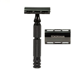 Fendrihan Black Full PVD Coated Stainless Steel Razor with Glossy Head Double Edge Safety Razor Fendrihan 