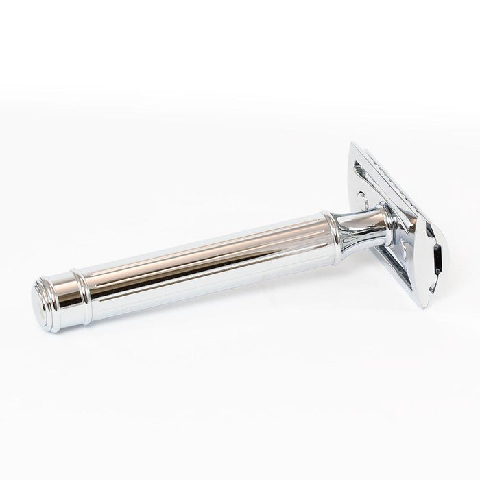 Dacian Draco Double Edge Classic Safety Razor, Lined Handle Double Edge Safety Razor Fendrihan 