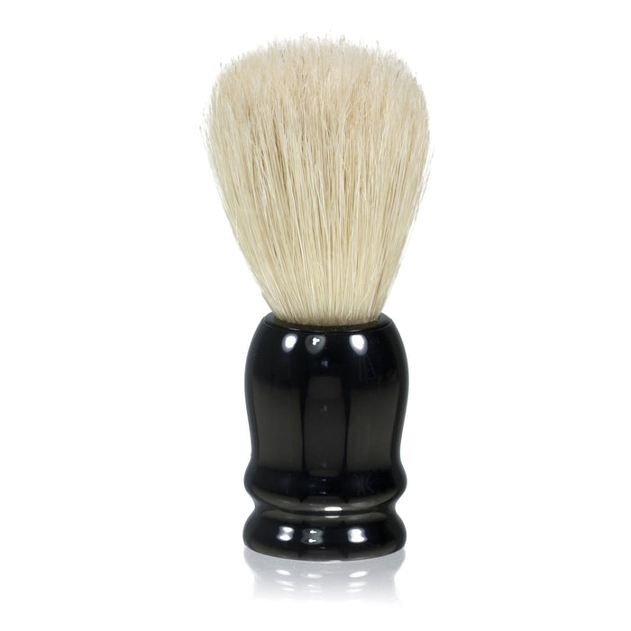 Fendrihan White Boar Bristle Shaving Brush, Black Handle Boar Bristles Shaving Brush Fendrihan 