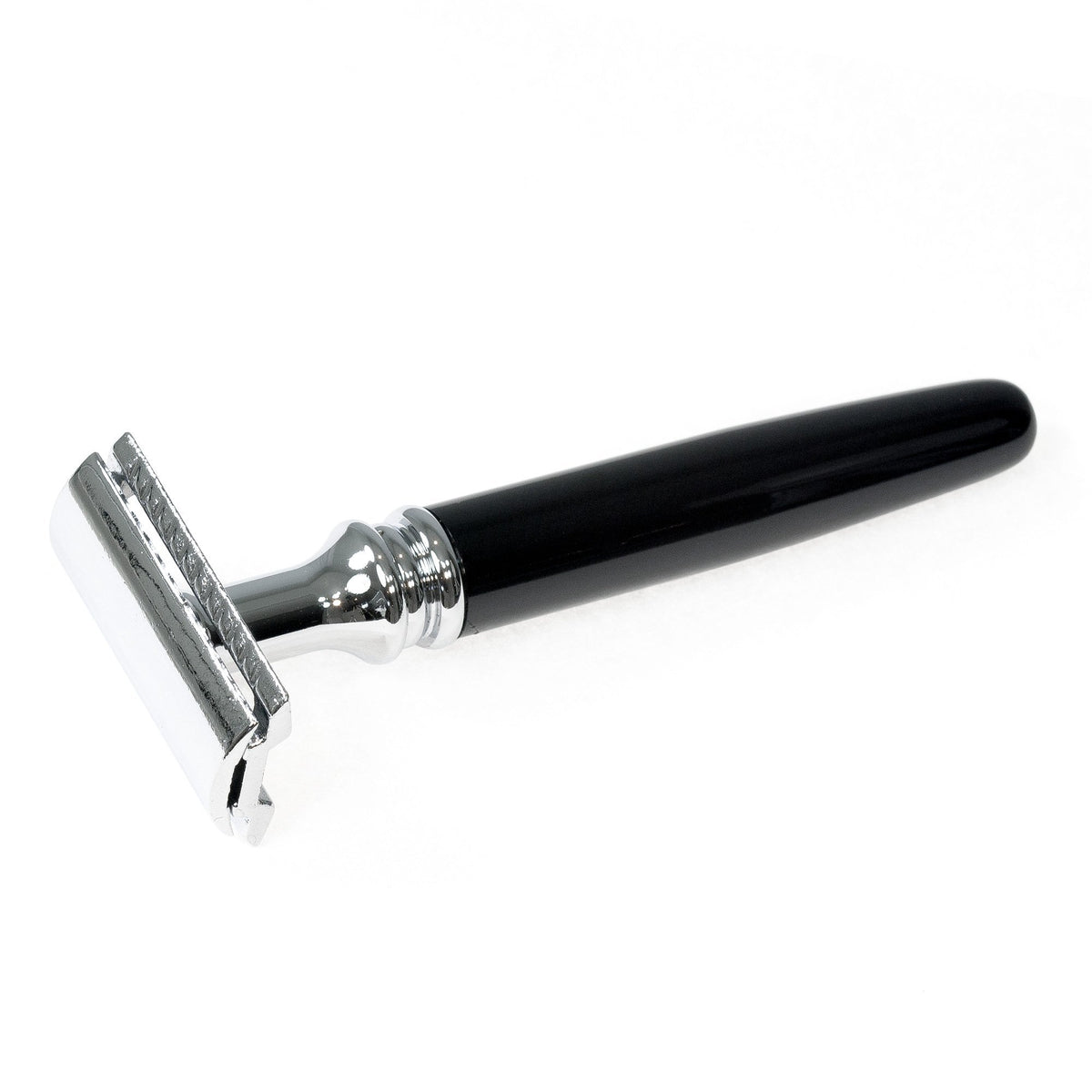 Fendrihan F71 Classic Double Edge Safety Razor with Faux Ebony Handle