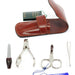 F. Hammann 4-Piece Travel Manicure Set with Leather Case Manicure Set F. Hammann 