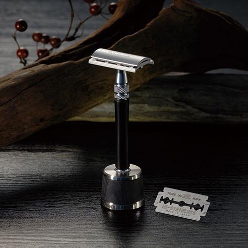 Feather WS-D2S Double Edge Stainless Steel and Wood Safety Razor