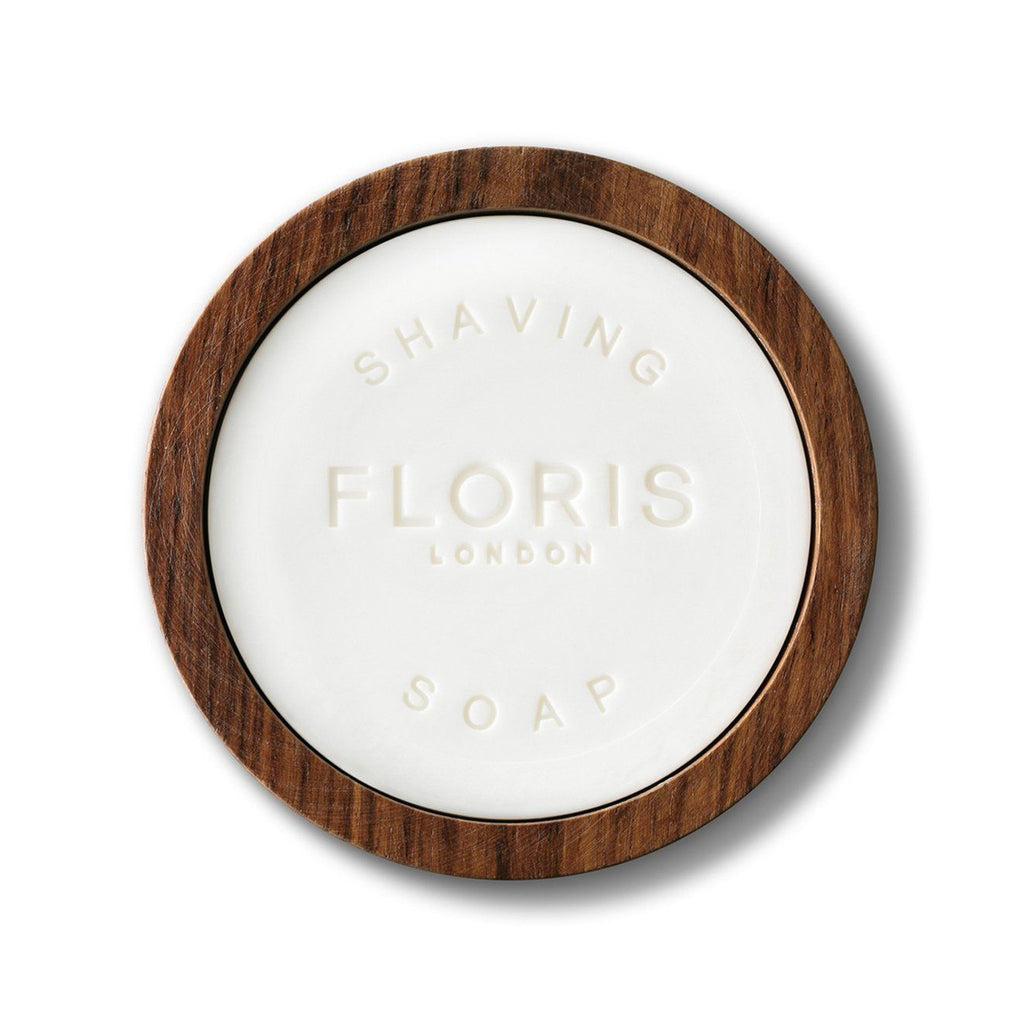 Floris London Shaving Soap and Wooden Bowl Shaving Bowl and Soap Floris London 