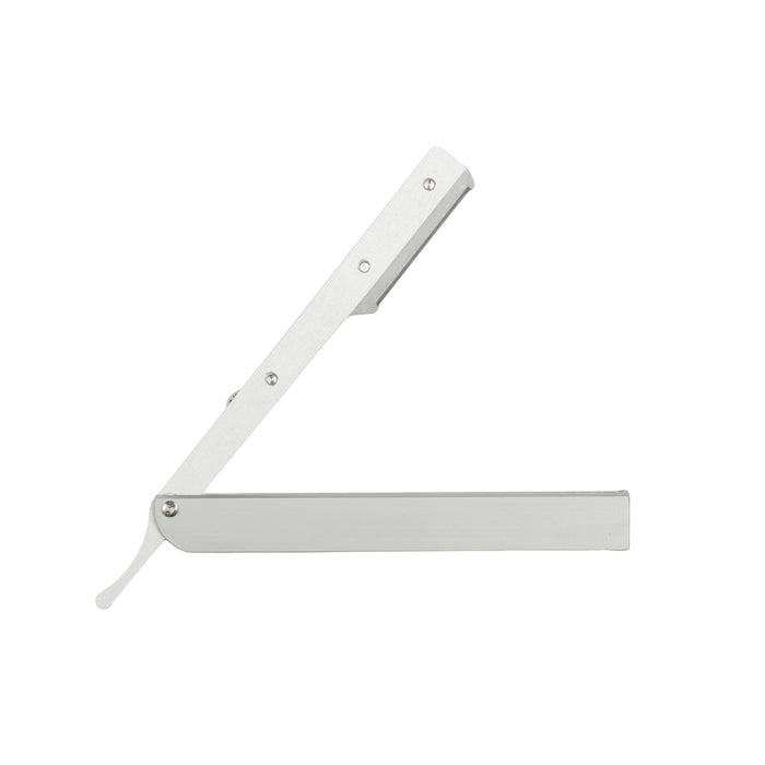 Focus Slim AL Aluminum Replaceable Blades Straight Razor, Made in Italy Shavette Focus 