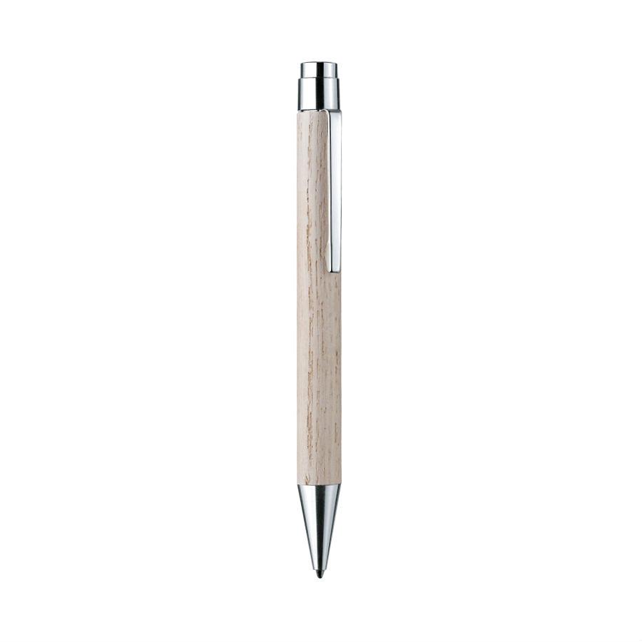 e+m Holzprodukte ‘Vivo’ Wooden Ballpoint Pen Ball Point Pen e+m Holzprodukte White Ash 