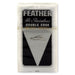 10 Black Feather Double-Edge Safety Razor Blades Razor Blades Feather 