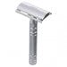 Feather AS-D2S Stainless Steel Double Edge Razor and Stand, Made in Japan Double Edge Safety Razor Feather 