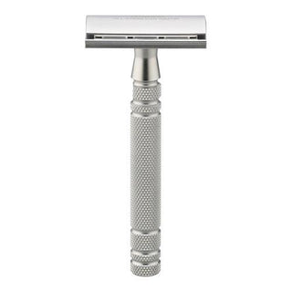 Feather AS-D2 Stainless Steel Double Edge Razor, Made in Japan Double Edge Safety Razor Feather 