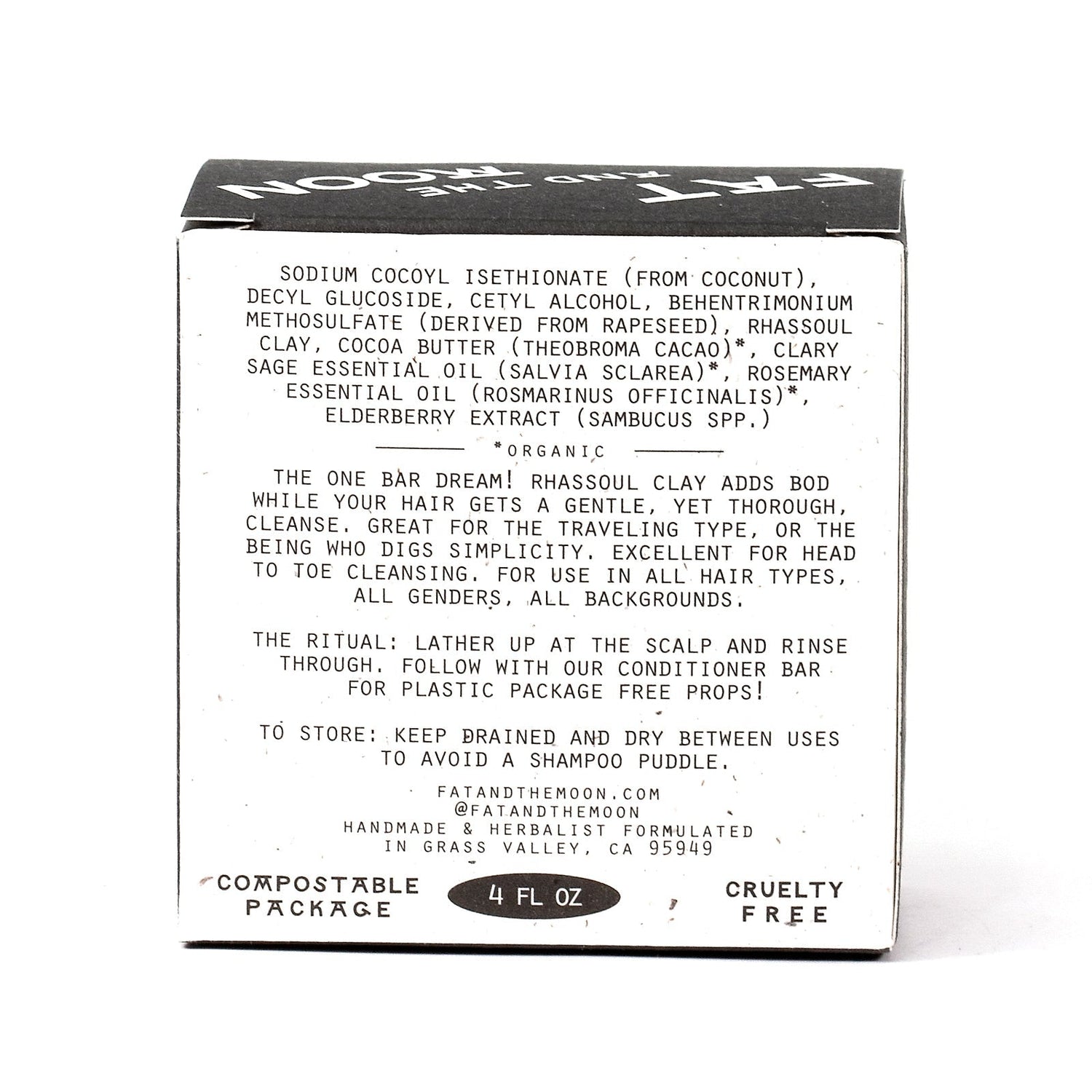 Fat and the Moon Shampoo Bar Shampoo Fat and the Moon 