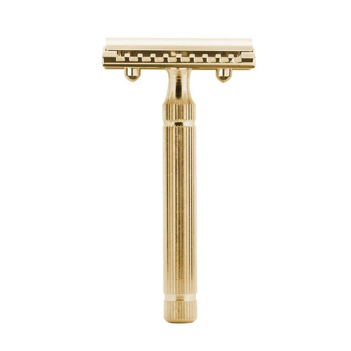 Fatip Piccolo Safety Razor Double Edge Safety Razor Fatip Gold Closed 