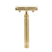 Fatip Piccolo Safety Razor Double Edge Safety Razor Fatip Gold Closed 