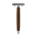 Fatip Wood Safety Razor Double Edge Safety Razor Fatip Zebra Wood Closed 
