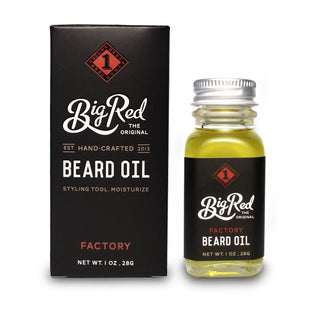 Big Red Beard Oil 1 oz - Factory Beard Balm Big Red 