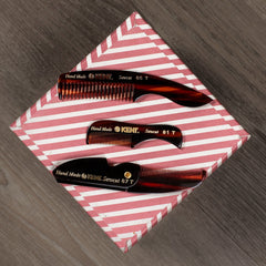 Kent NU22 Fine Tooth Comb with Black Leather Case Comb Kent 