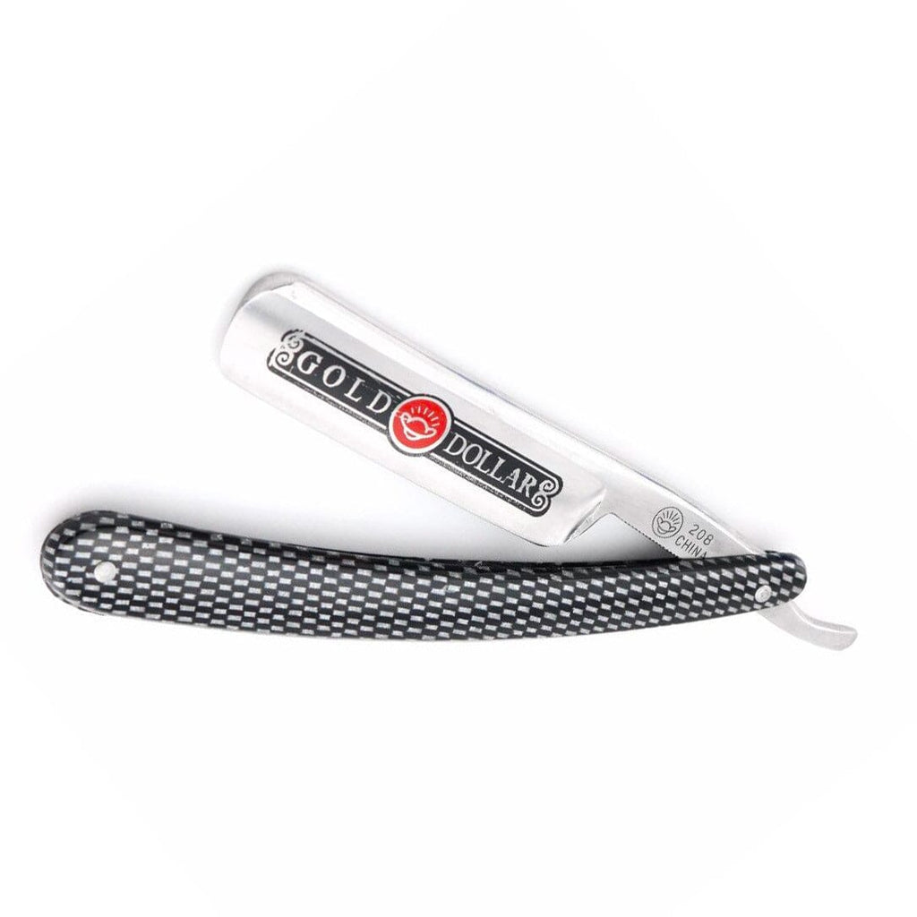 Gold Dollar 208 Round Point Straight Razor, 6/8