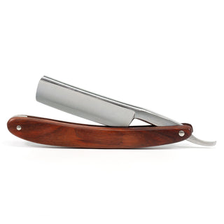 Gold Dollar W53 Straight Razor 6/8", Blood Sandalwood Handle Straight Razor Gold Dollar 