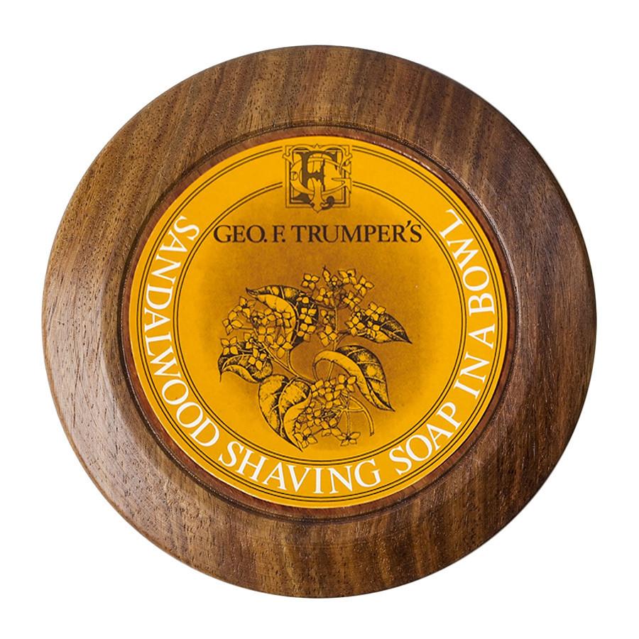 Geo. F. Trumper Sandalwood Shaving Soap with Wooden Bowl Shaving Soap Geo F. Trumper 