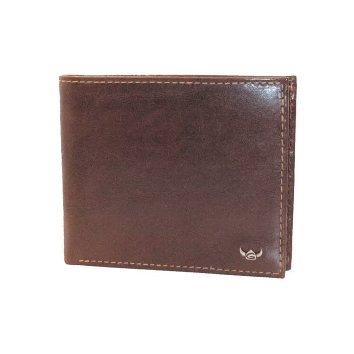 Golden Head Colorado RFID Bill Case with Mesh Pocket and Coin Pouch, Tobacco Leather Wallet Golden Head 