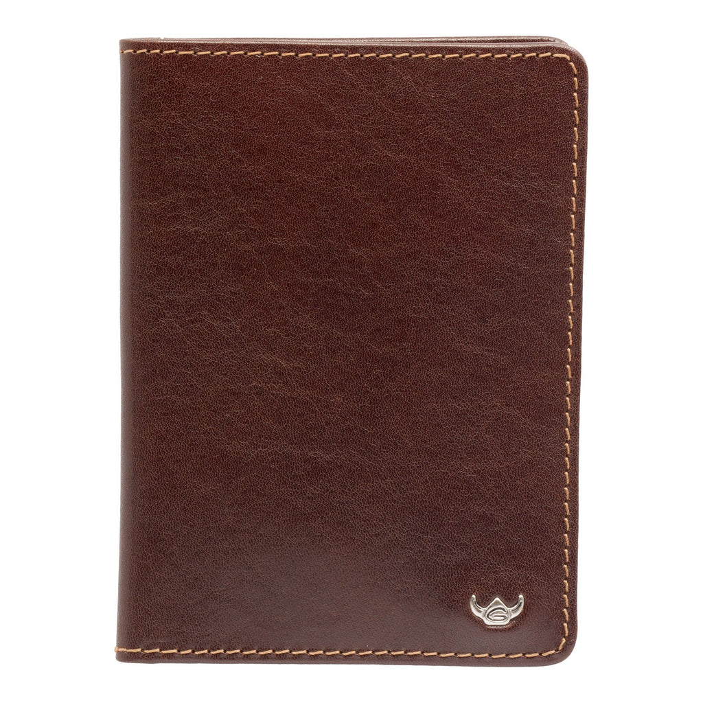 Golden Head Colorado Eco-Tanned 3 CC Leather ID Wallet Leather Wallet Golden Head Tobacco 