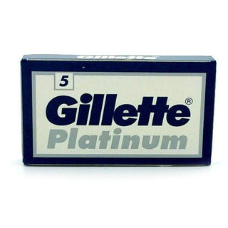 10 Gillette Platinum Double-Edge Razor Blades Razor Blades Gillette 