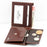 Golden Head Colorado Eco-Tanned Italian Leather Wallet with Coin Purse and 3 CC Slots, Tobacco Leather Wallet Golden Head 