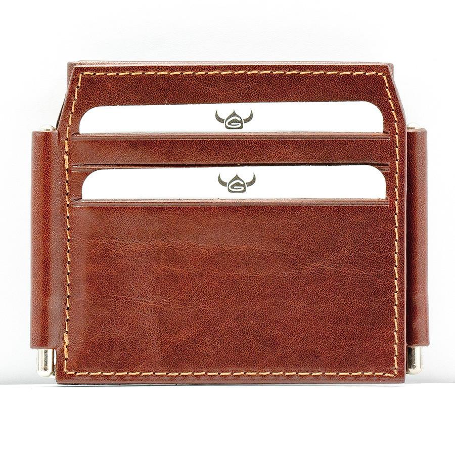 Cartera Golden Head Colorado RFID Protect - Cuero Tobacco, 8 Compartimentos, Clip Para Billetes, Compacta