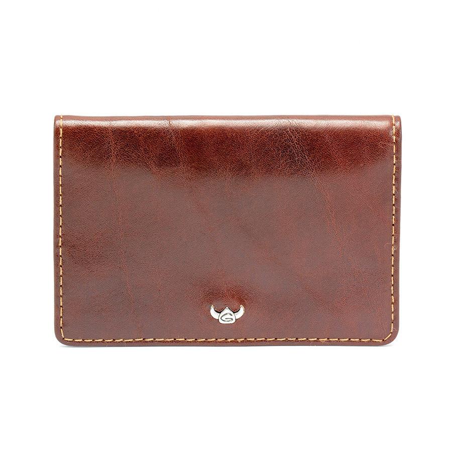 Golden Head Colorado Leather Business Card Case Leather Wallet Golden Head Tobacco 