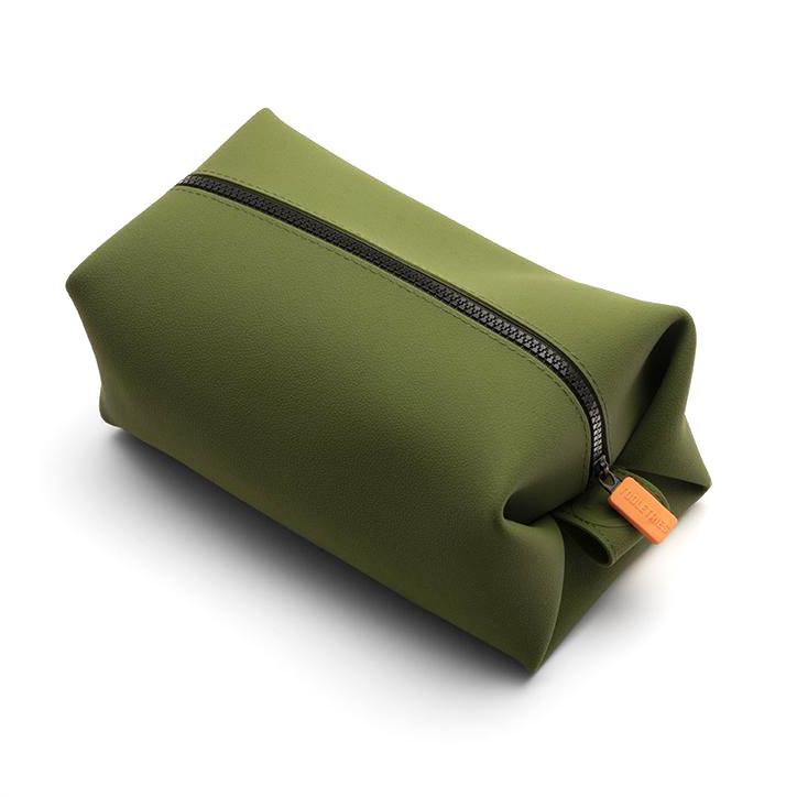 Tooletries The Koby 100% Silicone Dopp Bag Toiletry Bag Tooletries Olive Silicone 