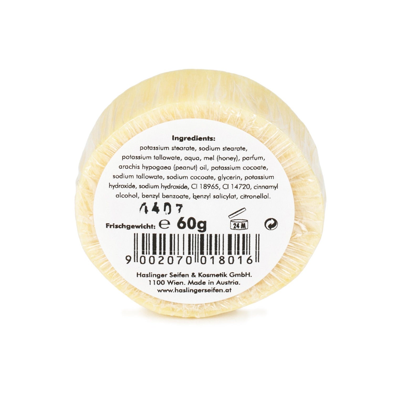 Haslinger Honey Shaving Soap Shaving Soap Haslinger 
