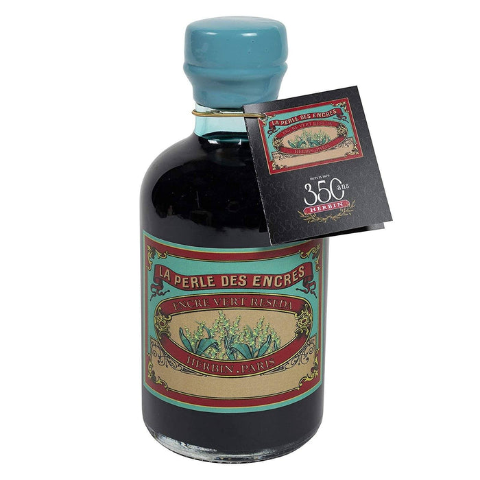 J. Herbin 350th Anniversary Fountain Pen Ink Bottle Ink Refill J. Herbin Reseda Green 
