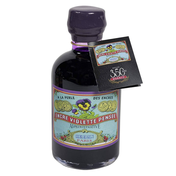 J. Herbin 350th Anniversary Fountain Pen Ink Bottle Ink Refill J. Herbin Violet Pansy 