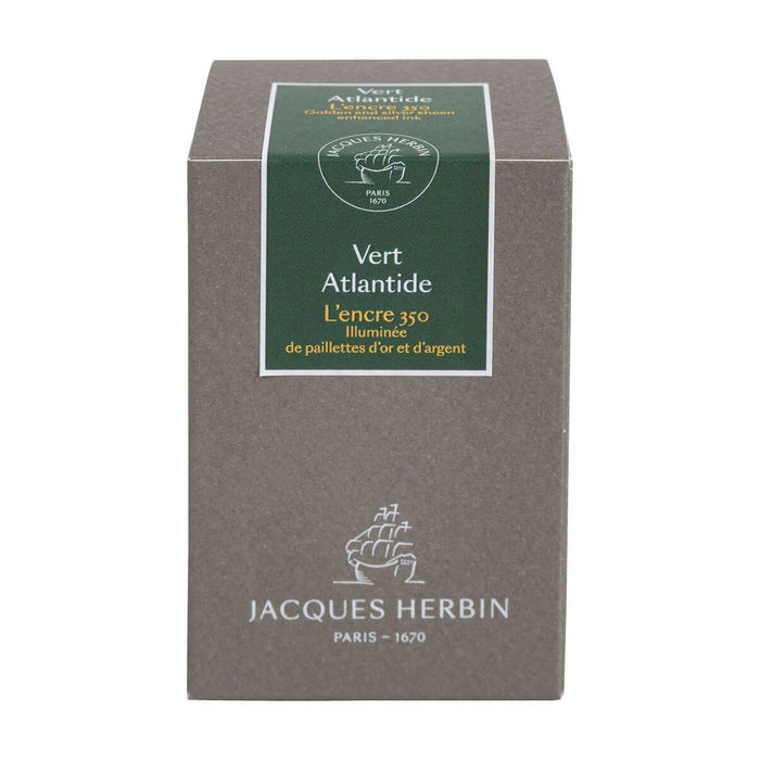 J. Herbin 350th Anniversary Vert Atlantide Fountain Pen Ink Bottle Ink Refill J. Herbin 