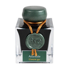 J. Herbin 350th Anniversary Vert Atlantide Fountain Pen Ink Bottle Ink Refill J. Herbin 
