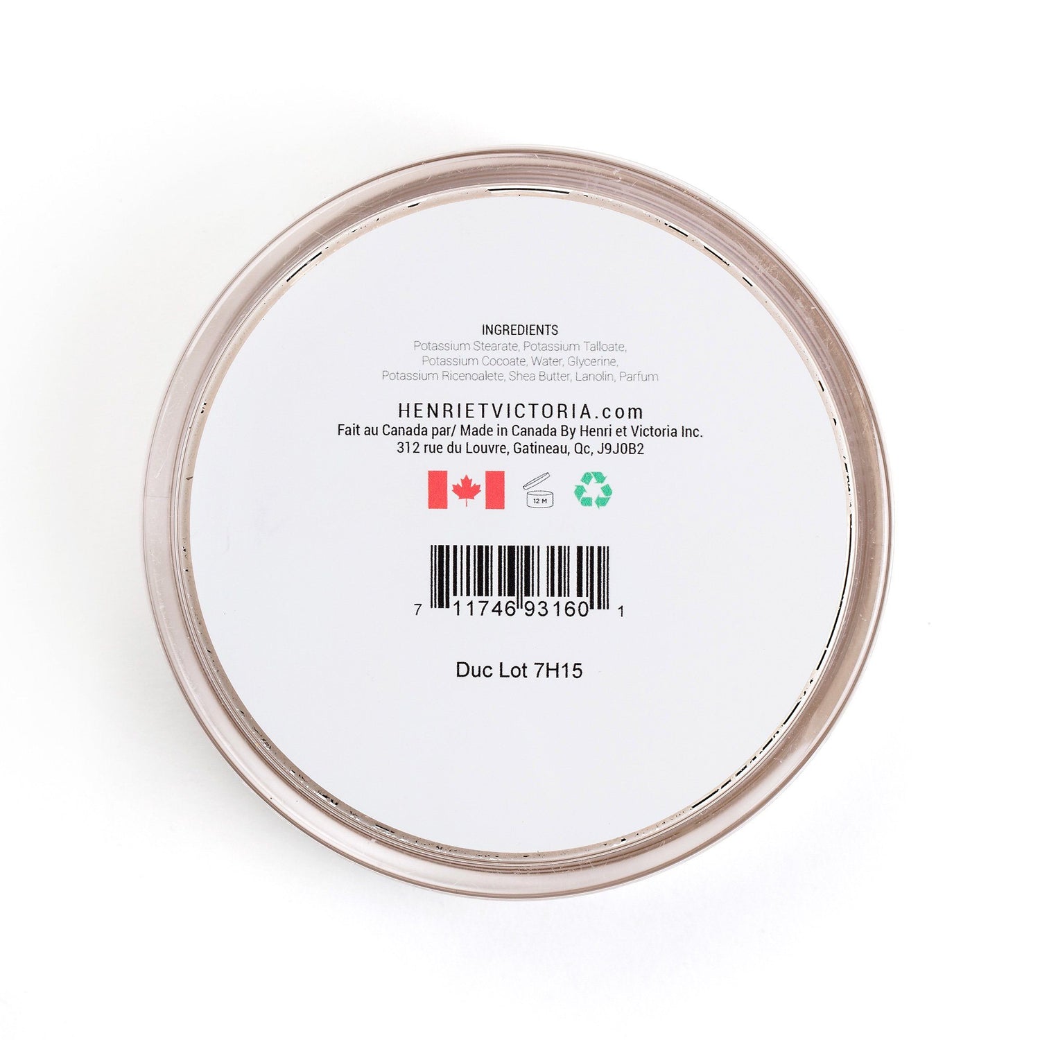 Henri et Victoria Triple Milled Artisan Shaving Soap Shaving Soap Henri et Victoria 