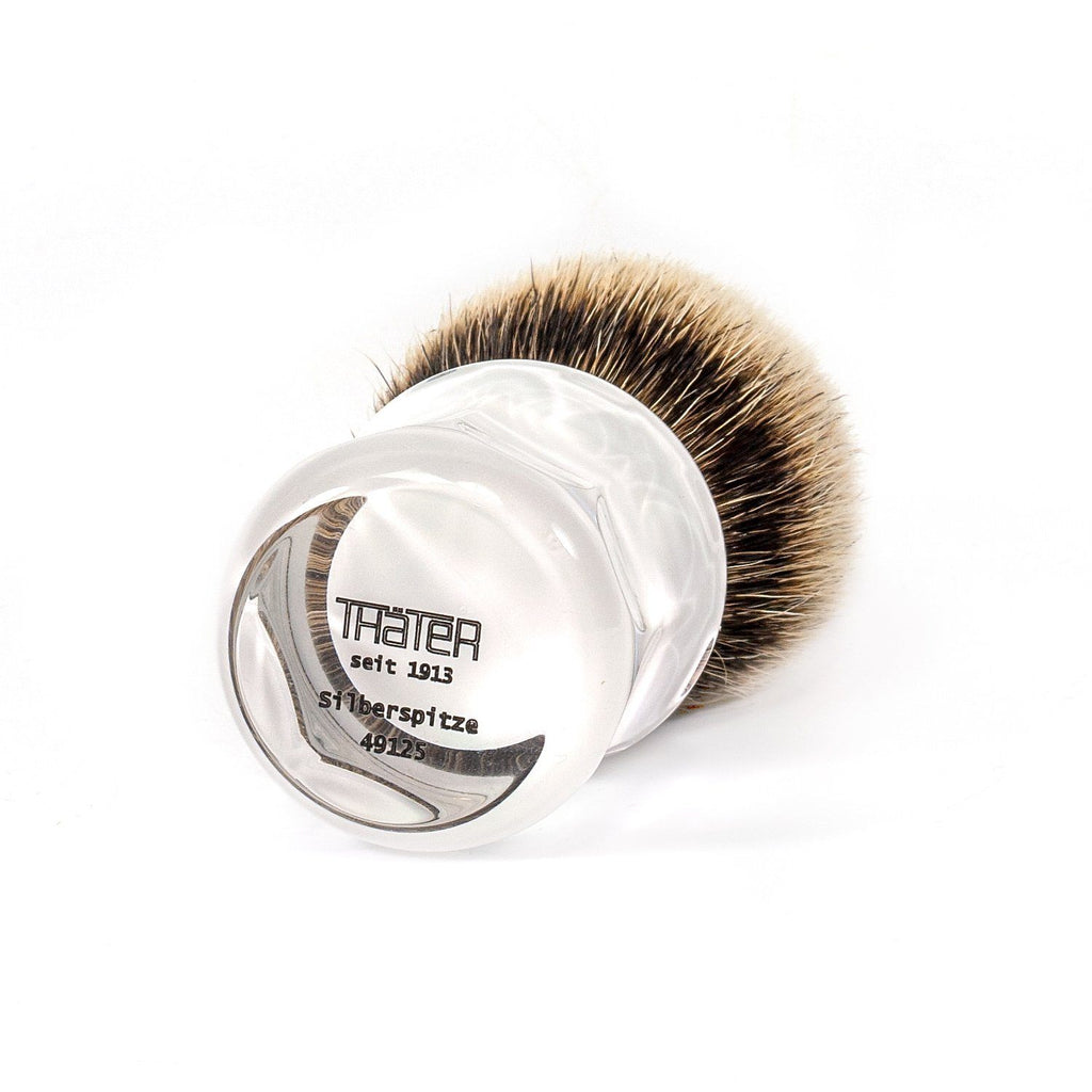 H.L. Thater 49125 Series Silvertip Shaving Brush with Two-Tone Handle, Size 3 Badger Bristles Shaving Brush Heinrich L. Thater 