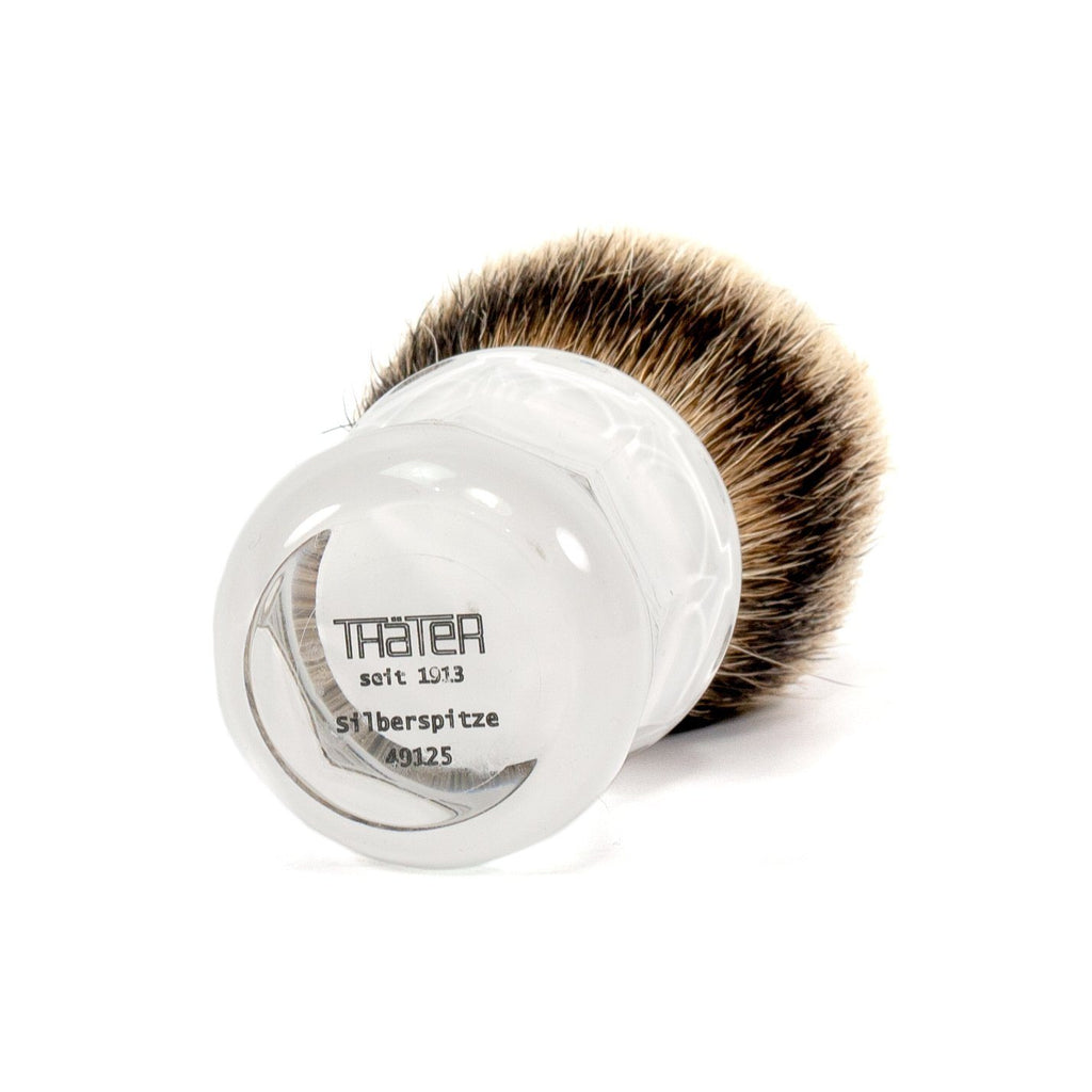 H.L. Thater 49125 Series Silvertip Shaving Brush with Two-Tone Handle, Size 5 Badger Bristles Shaving Brush Heinrich L. Thater 