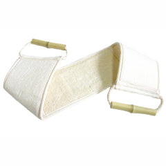 Hydrea London Bamboo and Loofah Exfoliator Back Strap Back Strap The Natural Sea Sponge Co 