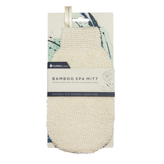 Hydrea London Bamboo Bodycare Exfoliating Mitt Exfoliating Bath Mitt The Natural Sea Sponge Co 