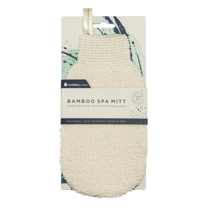 Hydrea London Bamboo Bodycare Exfoliating Mitt Exfoliating Bath Mitt The Natural Sea Sponge Co 