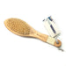 Hydrea London Pure Bristle Bath and Massage Brush, FSC Beechwood with Rubber Grip Bath Brush The Natural Sea Sponge Co 