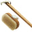 Hydrea London Pure Bristle Bath Brush, Olive Wood Detachable Handle Bath Brush The Natural Sea Sponge Co 