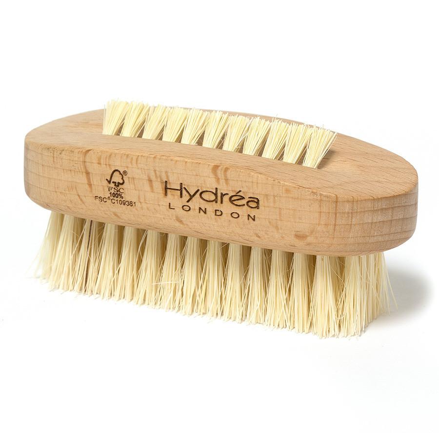 Hydrea London Dual-Sided 100% FSC Wood Nail Brush with Cactus Bristle, Large Nail Brush The Natural Sea Sponge Co 