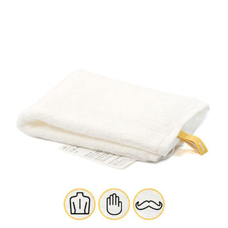 The Organic Company Big Waffle Hand Towel, 50 x 130 cm, Natural White
