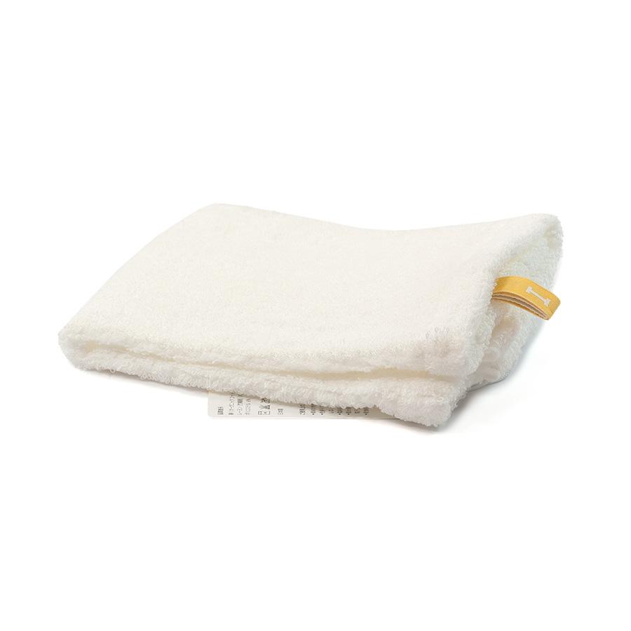 Ikeuchi Straits 220 Organic Cotton & Bamboo Towel Towel Ikeuchi Washcloth (34 x 34 cm) White 